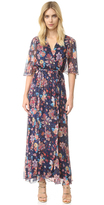 Thumbnail for your product : Haute Hippie Flutter Sleeve Gown