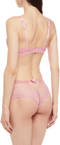 Thumbnail for your product : Lise Charmel Soir De Venise Embroidered Tulle And Leavers Lace Balconette Bra