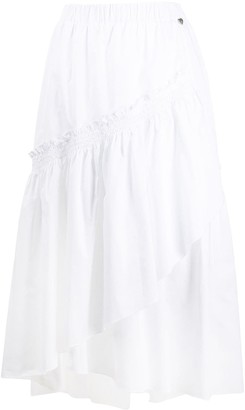 Twin-Set Layered Midi Skirt