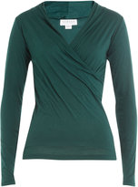 Thumbnail for your product : Velvet Draped Cotton Top
