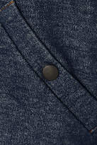 Thumbnail for your product : Tomas Maier Zip-detailed Stretch-cotton Bomber Jacket - Dark denim