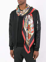 Thumbnail for your product : DSQUARED2 tattoo print scarf