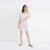 Thumbnail for your product : Madewell Rose Stripe Cold-Shoulder Dress