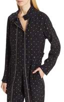 Thumbnail for your product : Stella McCartney Circle Print Silk Jumpsuit