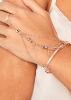 Thumbnail for your product : Ever New Ever New Bella Rose Gold Chain Harness Bracelet