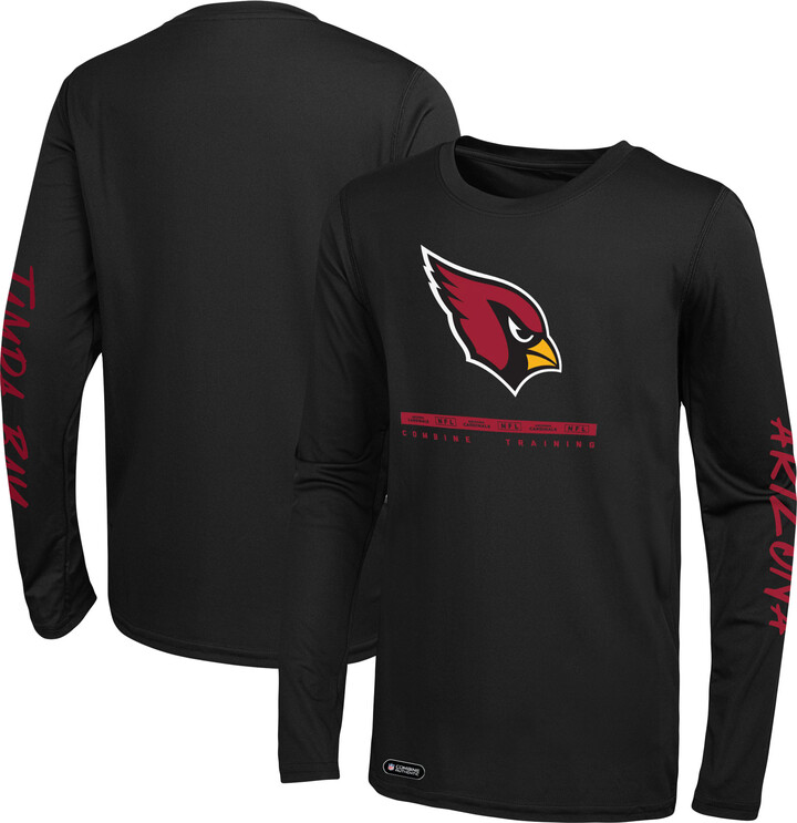 Outerstuff Men's Black Arizona Cardinals Agility Long Sleeve T-Shirt