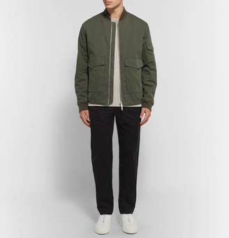 Theory Kerby Cotton-Blend Canvas Bomber Jacket
