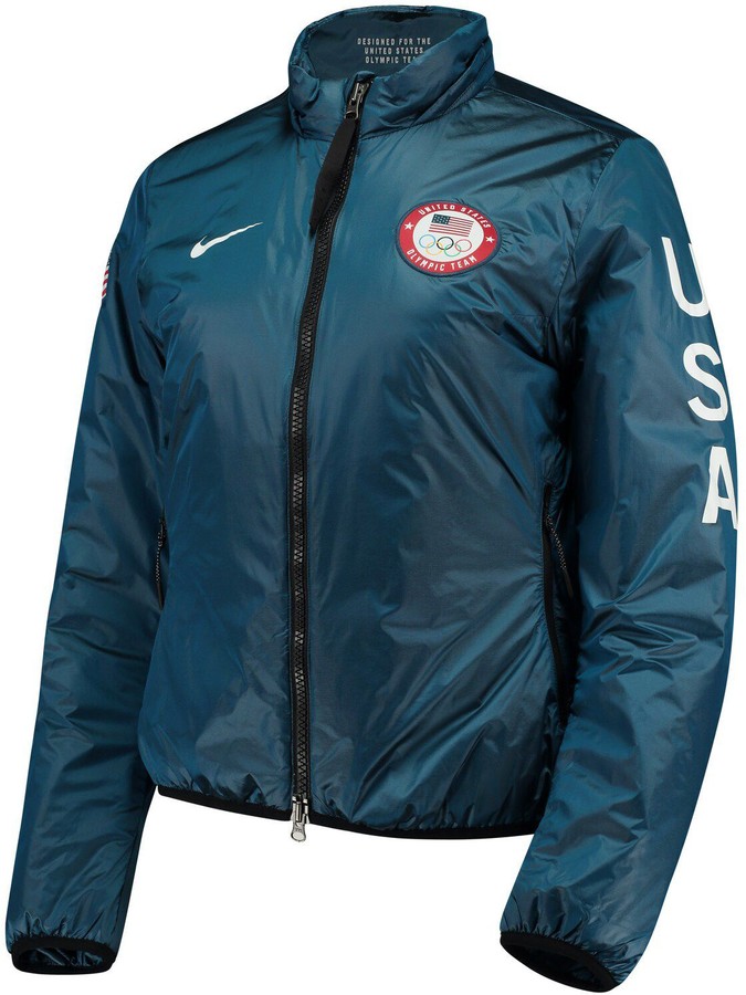 Nike Women's Blue Team USA FullZip Midlayer Jacket ShopStyle