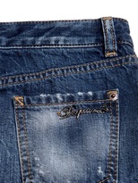 Thumbnail for your product : DSquared 1090 Washed Cotton Denim Mini Skirt