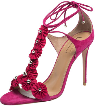 Magenta Suede Shoes | Shop the world’s largest collection of fashion ...