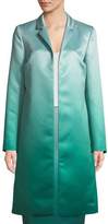 Thumbnail for your product : Escada Eve Open-Front Ombre Duchess Satin Topper Coat