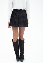 Thumbnail for your product : Forever 21 Striped Lace Skirt