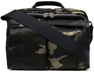 Porter-Yoshida & Co Camouflage-Print Shoulder Bag