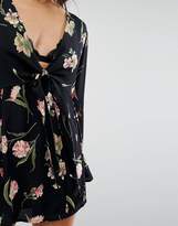 Thumbnail for your product : Flynn Skye Floral Tie Detail Dress