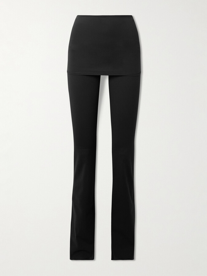 SKIMS - + Nike Foldover Slim Flare Legging - Obsidian