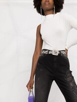 Thumbnail for your product : Just Cavalli Crystal-Embellished Cropped Jeans
