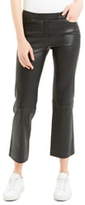 Thumbnail for your product : Theory Bristol Crop Leather Pants