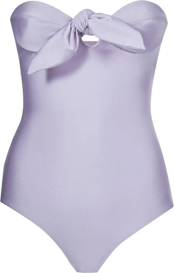 Taller Marmo Knot-Bandeau Swimsuit
