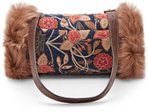 Thumbnail for your product : Tory Burch Tapestry Print Fur Muff