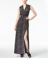 Thumbnail for your product : MICHAEL Michael Kors Petite Finley Printed Wrap Maxi Dress