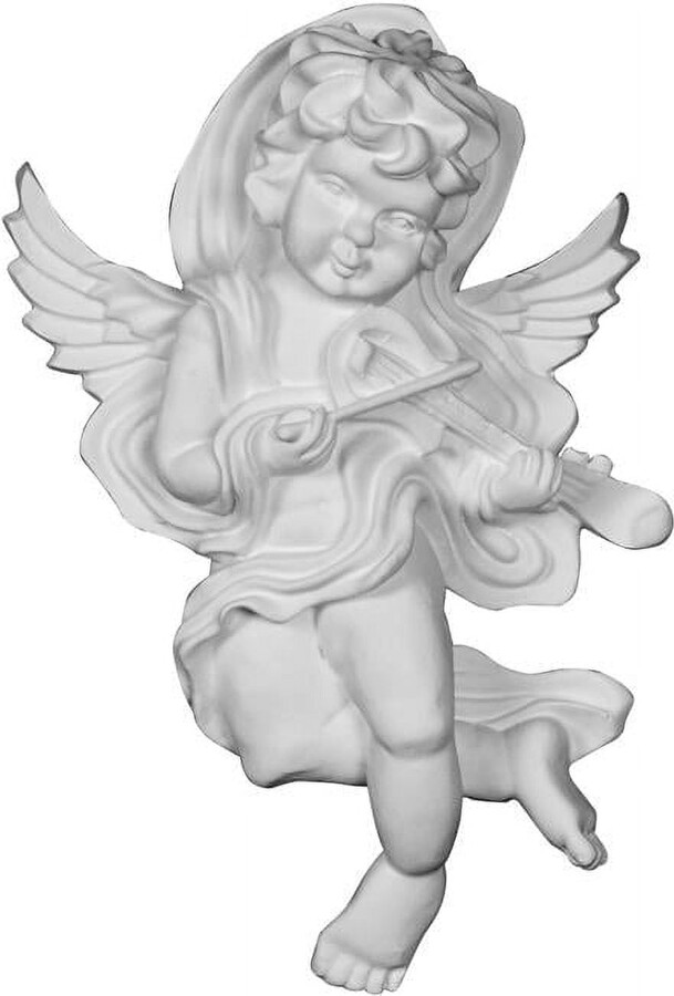 4 1/2"W x 7 1/8"H x 2 3/8"P Classic Angel Onlay, Right
