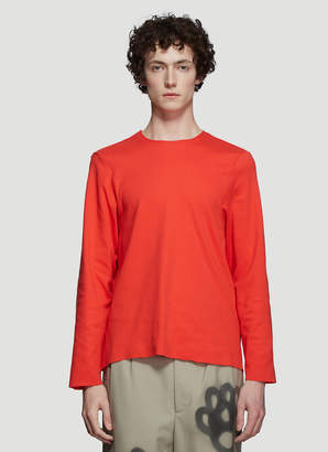 Camiel Fortgens Tailored Long Sleeve T-Shirt in Orange
