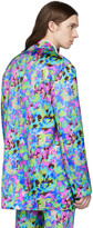 Thumbnail for your product : Dries Van Noten Multicolor Neon Floral Blazer