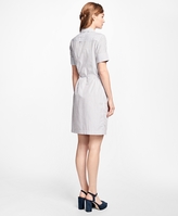 Thumbnail for your product : Brooks Brothers Striped Cotton Shirt Dress