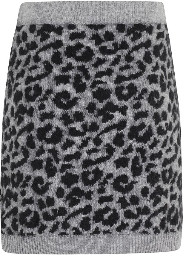 FEDERICA TOSI Jacquard Knit Miniskirt