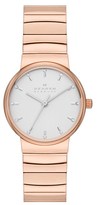 Thumbnail for your product : Skagen 'Ancher' Crystal Marker Bracelet Watch, 26mm