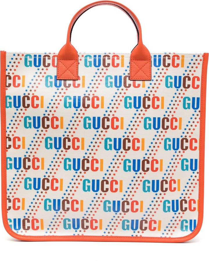 Gucci Kids Mushroom Patch Corduroy Tote Bag - Farfetch