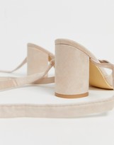 Thumbnail for your product : Park Lane tie leg block heeled sandals