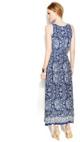 Thumbnail for your product : Vince Camuto Sleeveless Scarf-Print Maxi Dress