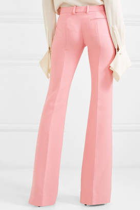Alexander McQueen Wool-blend Crepe Bootcut Pants - Baby pink