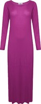 Thumbnail for your product : Candid Styles Womens Ladies Long Sleeve Stretchy Plain Flared Long Jersey Maxi Dress 8-26