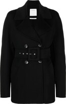 Thumbnail for your product : Sportmax Belted Wool Coat
