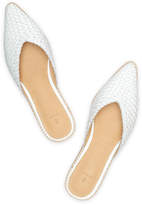 Thumbnail for your product : Bill Blass Sonnet Woven Flat Mules