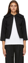 Thumbnail for your product : Comme des Garcons Black Wool Button-Up Jacket