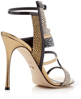 Thumbnail for your product : Sergio Rossi Tamara Metallic Embellished High Heel Sandals
