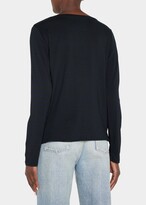 Thumbnail for your product : Majestic Filatures Striped Long-Sleeve Boat-Neck T-Shirt