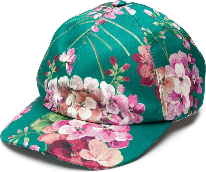 Gucci Floral Print Cap ShopStyle Hats