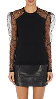 Thumbnail for your product : Saint Laurent Women's Lace-Embellished Cashmere Sweater