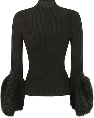 CFCL POTTERY LONG BELL SLEEVE TOP