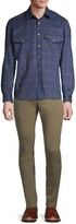 Thumbnail for your product : Isaia Plaid Wool & Cashmere Overshirt
