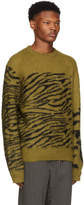 Thumbnail for your product : Toga Virilis Tan Mohair Jacquard Sweater