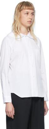 COMME DES GARÇONS GIRL White Cotton Shirt