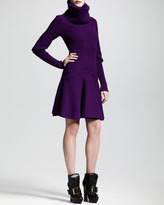 Thumbnail for your product : Alexander McQueen Ribbed Knit Snood Dress