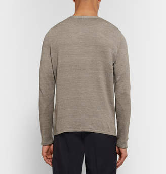 Theory Filiep Linen-Blend Sweater