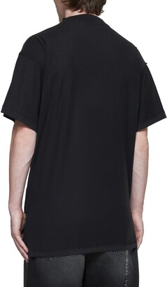 [Balenciaga ] バレンシアガ T-Shirts And Polos Men's Bb Classic Balenciaga Polo Shirt Oversized in Black