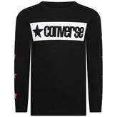 Thumbnail for your product : Converse ConverseBlack Star Logo Print Top